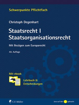 cover image of Staatsrecht I. Staatsorganisationsrecht